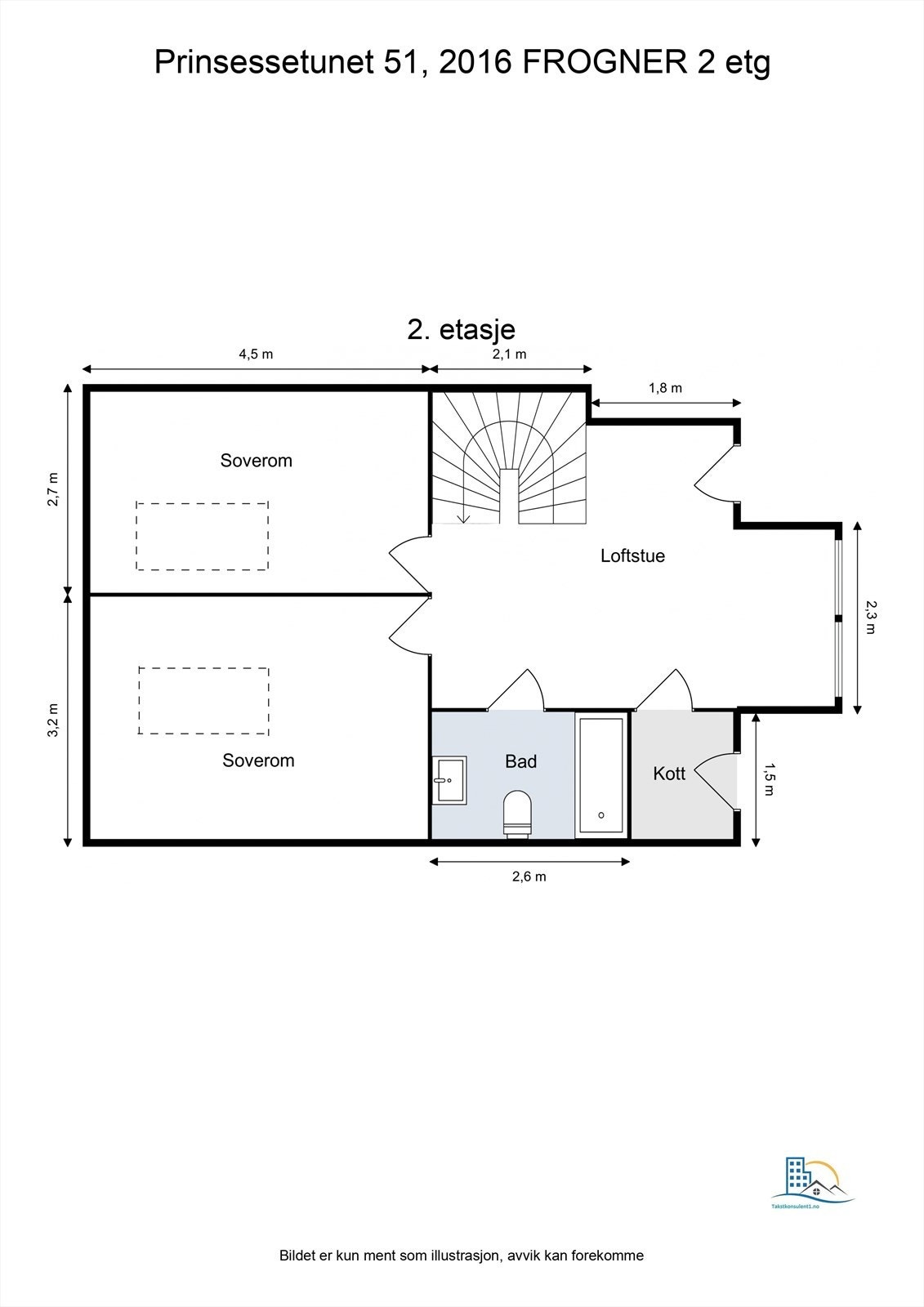 Plantegning - 2. etasje Galleribilde