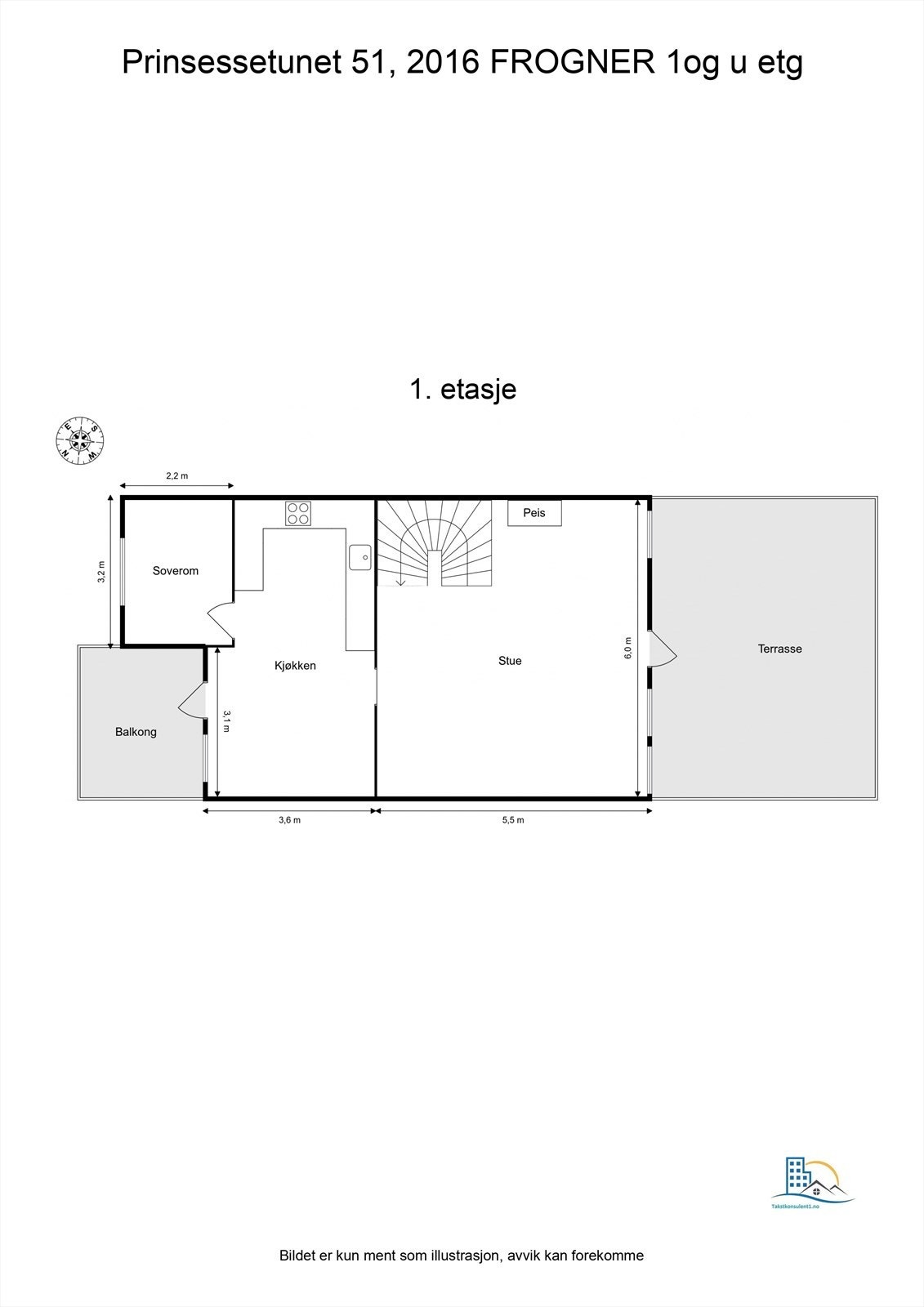 Plantegning- 1. etasje Galleribilde