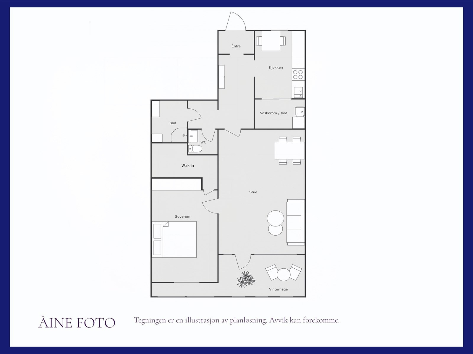 Plantegning Galleribilde