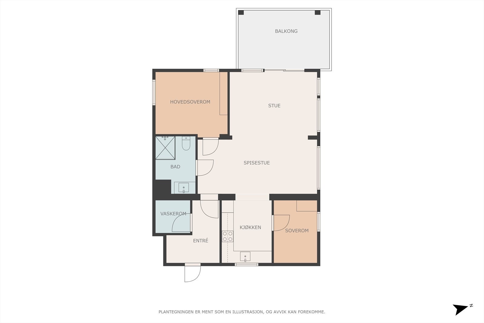 Plantegning Galleribilde