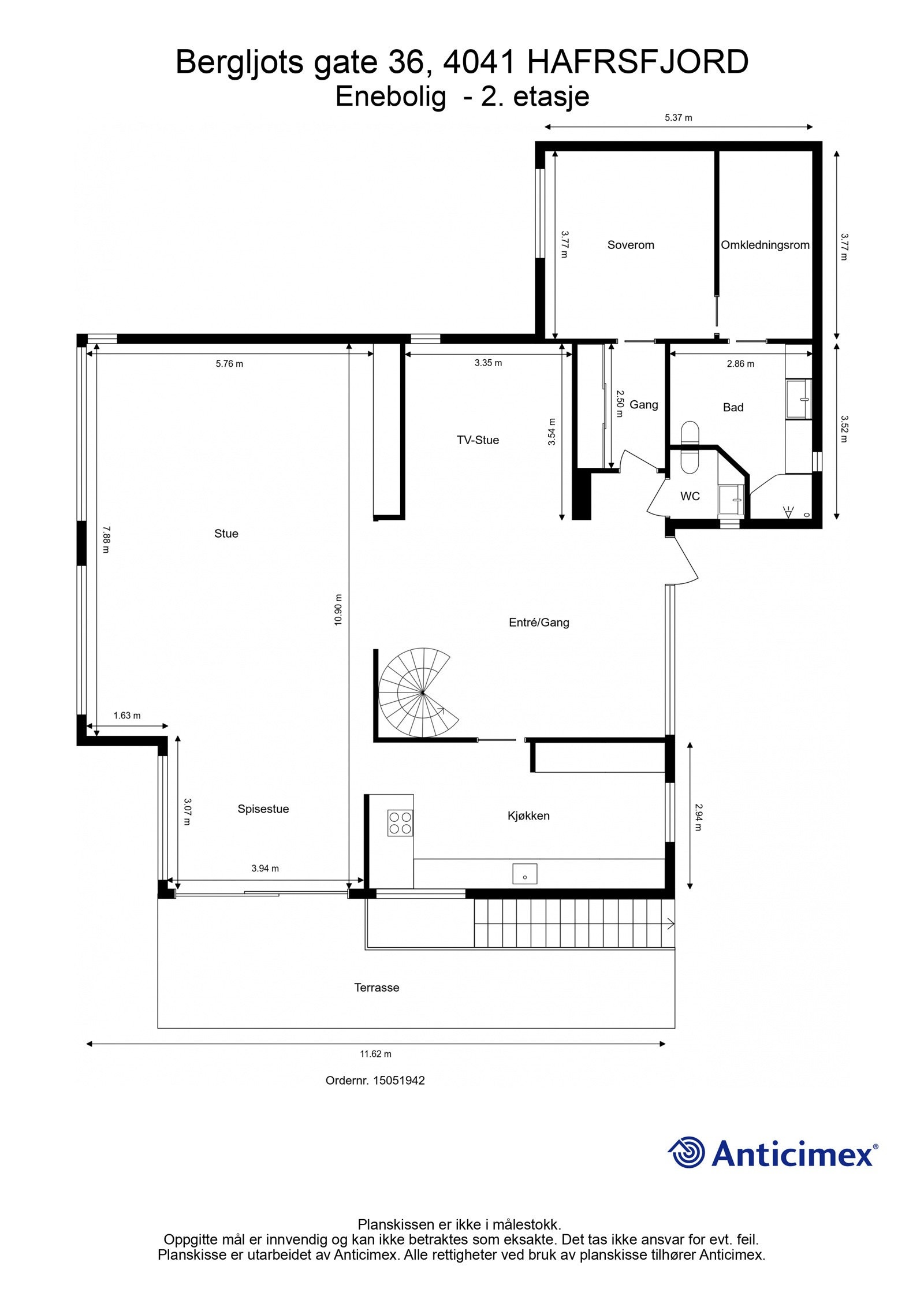 Plantegning - 2.etg. Galleribilde