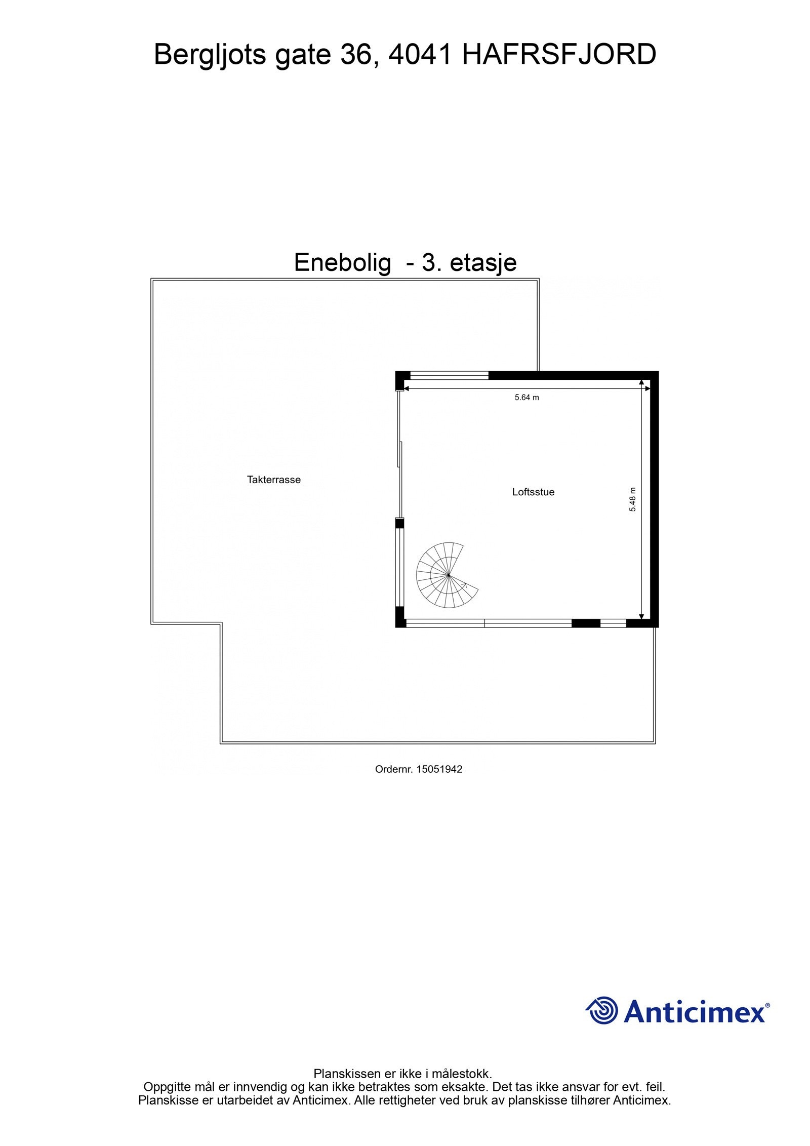 Plantegning - 3.etg. Galleribilde