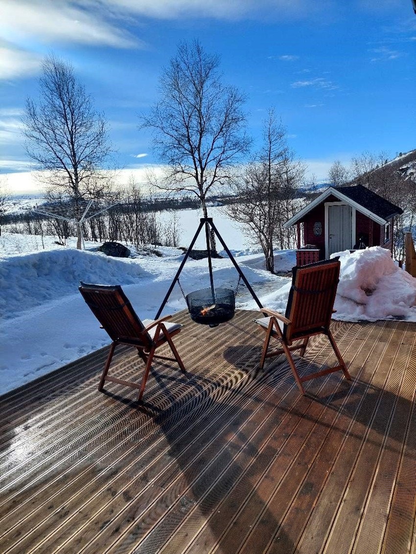 Den lune plattingen er perfekt for bålkos og grilling gjennom hele året! Galleribilde