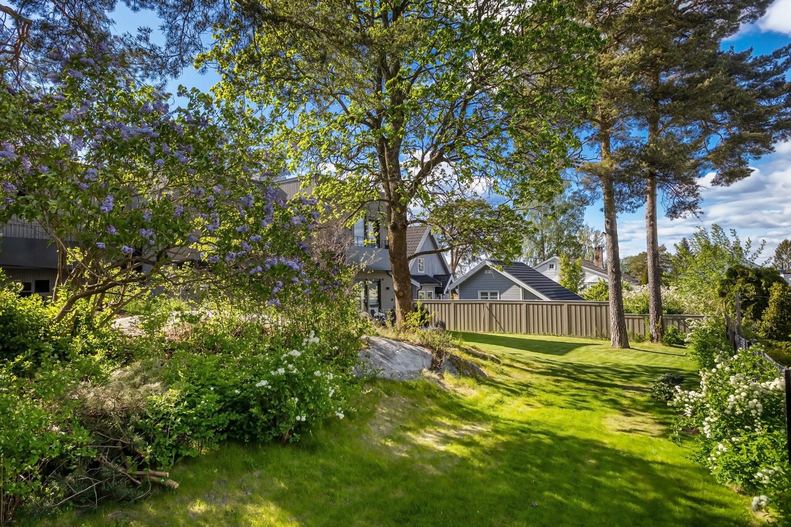 Pent opparbeidet tomt. Galleribilde