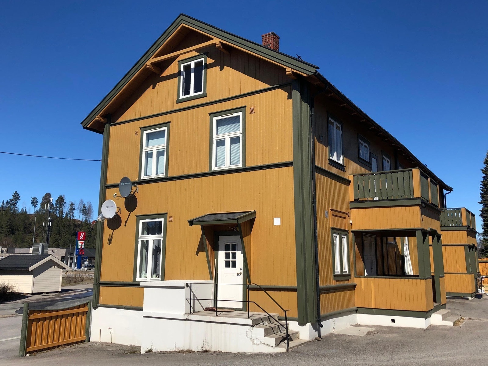 Privat inngang til leiligheten Galleribilde
