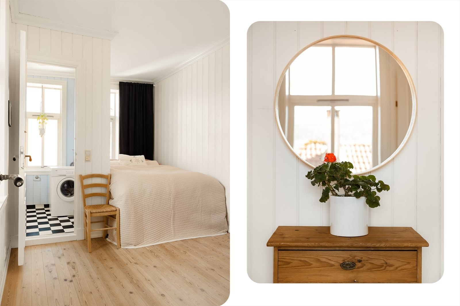 Sengen er plassbygget og følger salget. Galleribilde