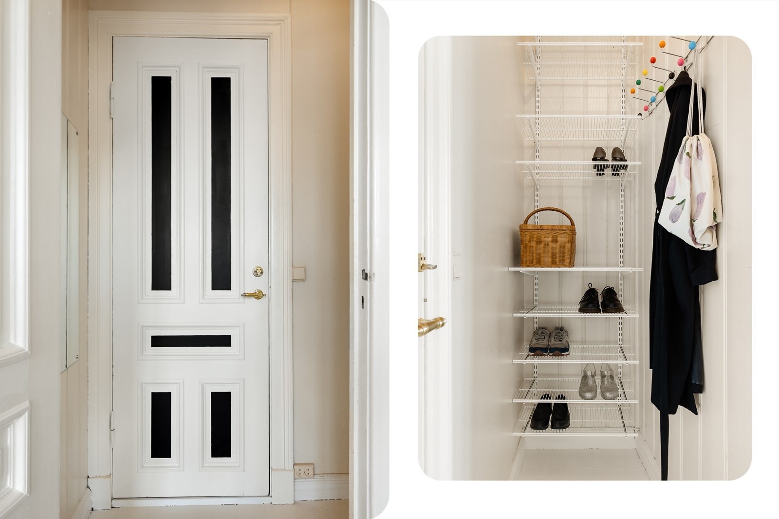 Entré med oppbevaringsplass Galleribilde