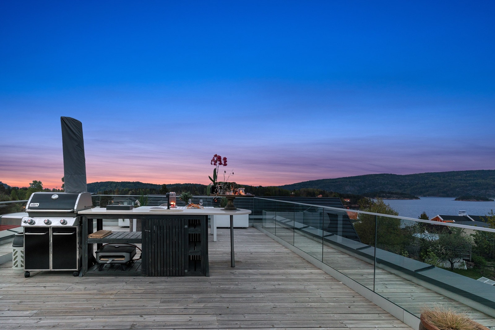 Her kan sene kvelder nytes Galleribilde