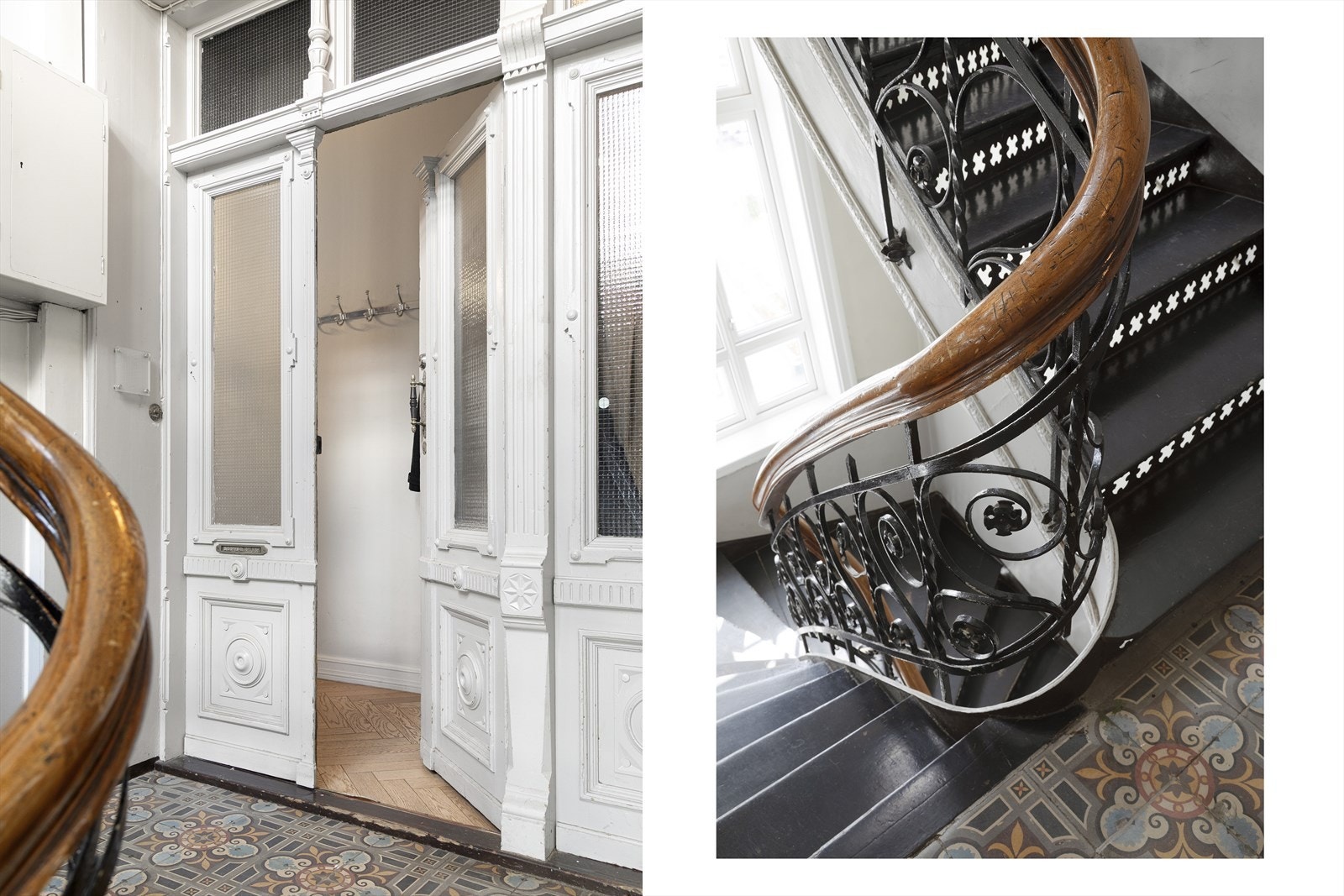 En fasjonabel og klassisk bygård med lekre detaljer Galleribilde