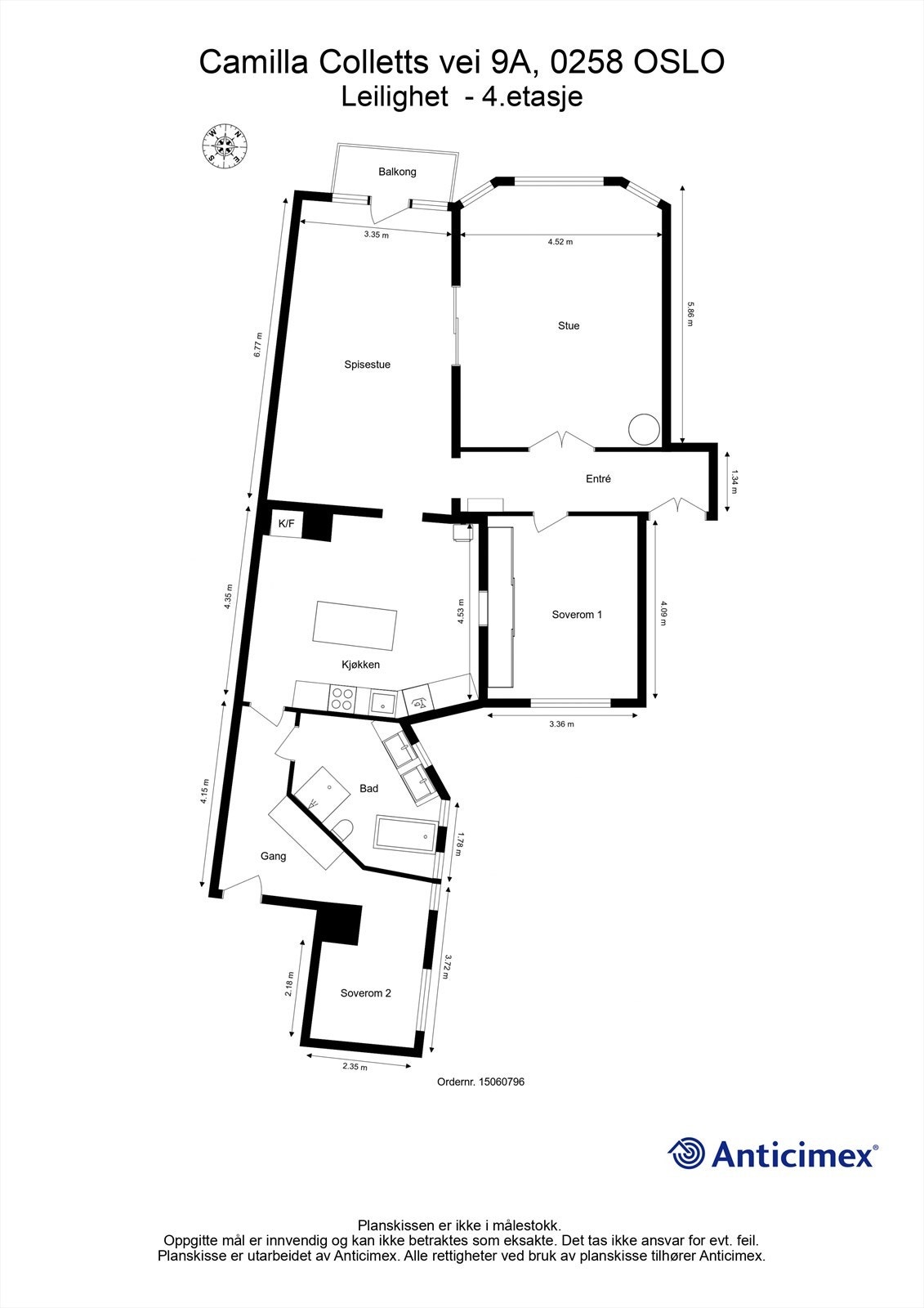 Plantegning Galleribilde