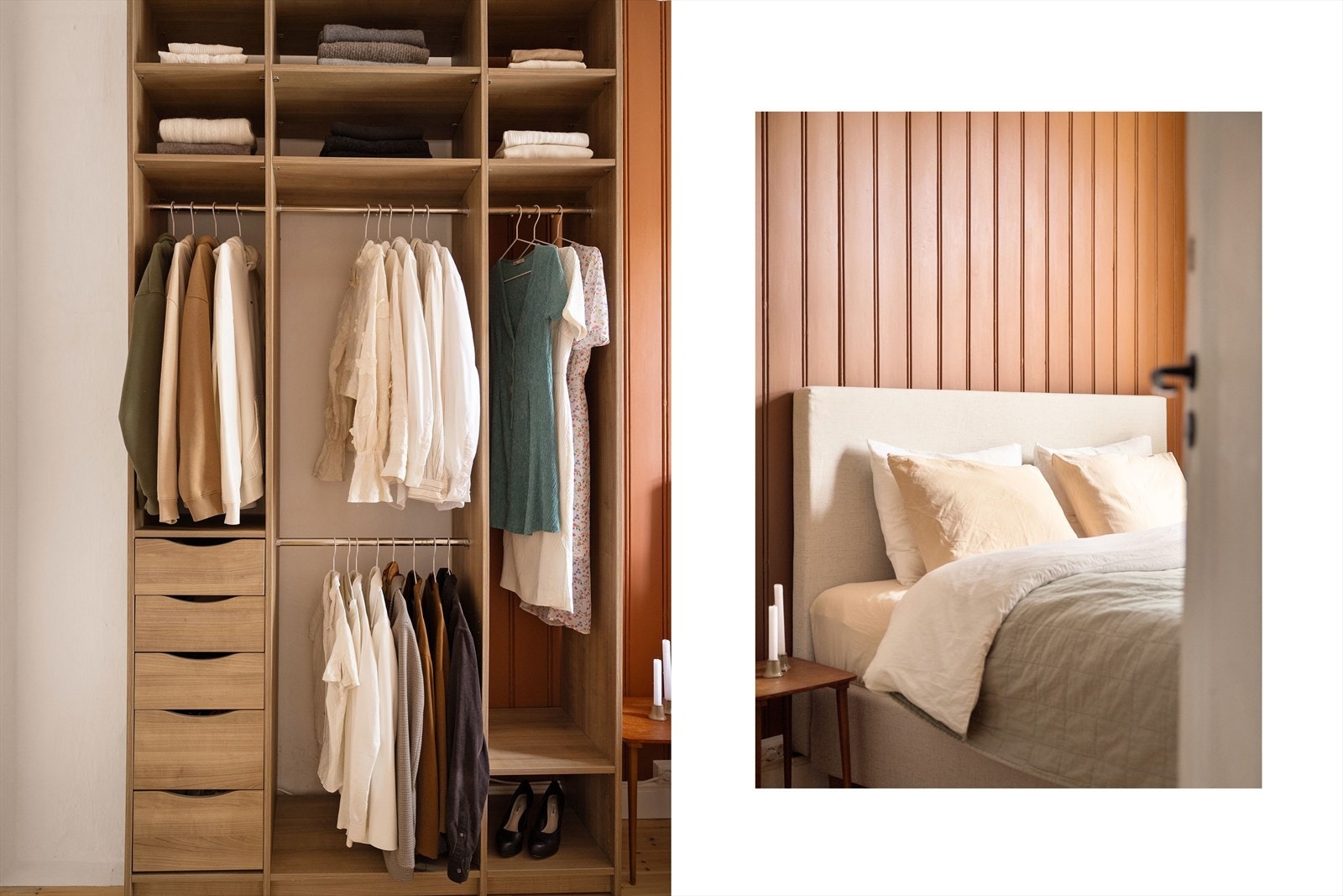 Soverommet er vendt mot bakgård, uten andre bygårder ovenfor - med fritt og privat utsyn fra vinduet. Galleribilde