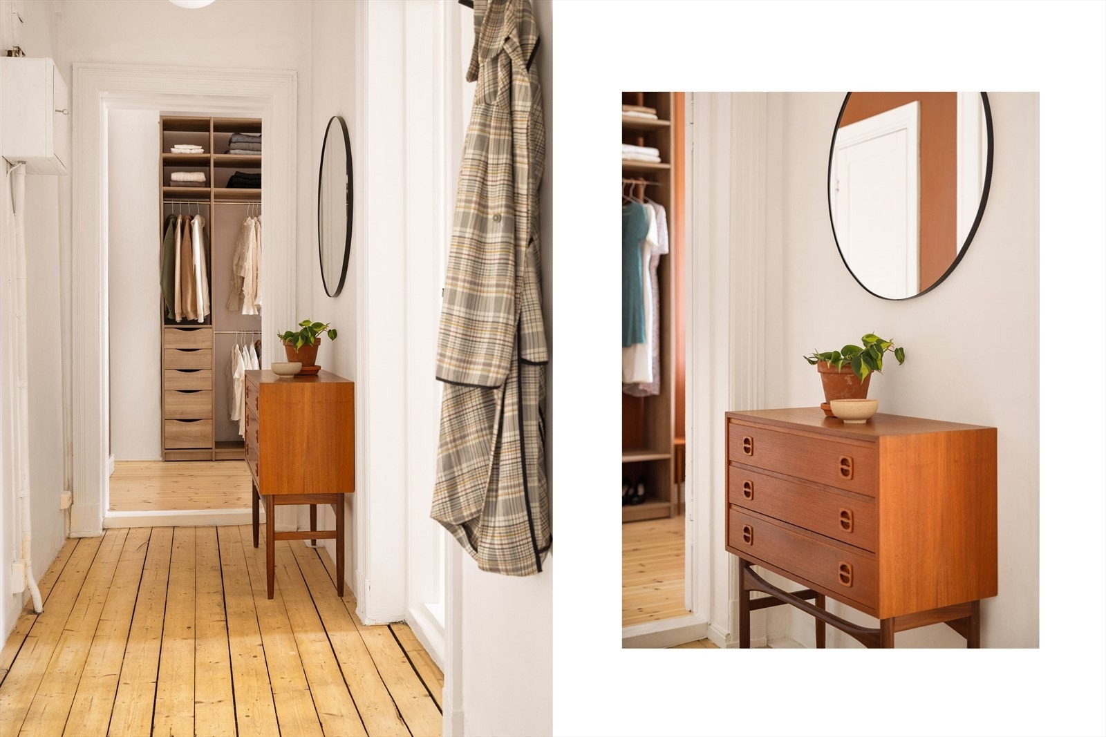 Velkommen inn - svært innbydende entré med god plass til å henge fra seg yttertøy og sko. Galleribilde