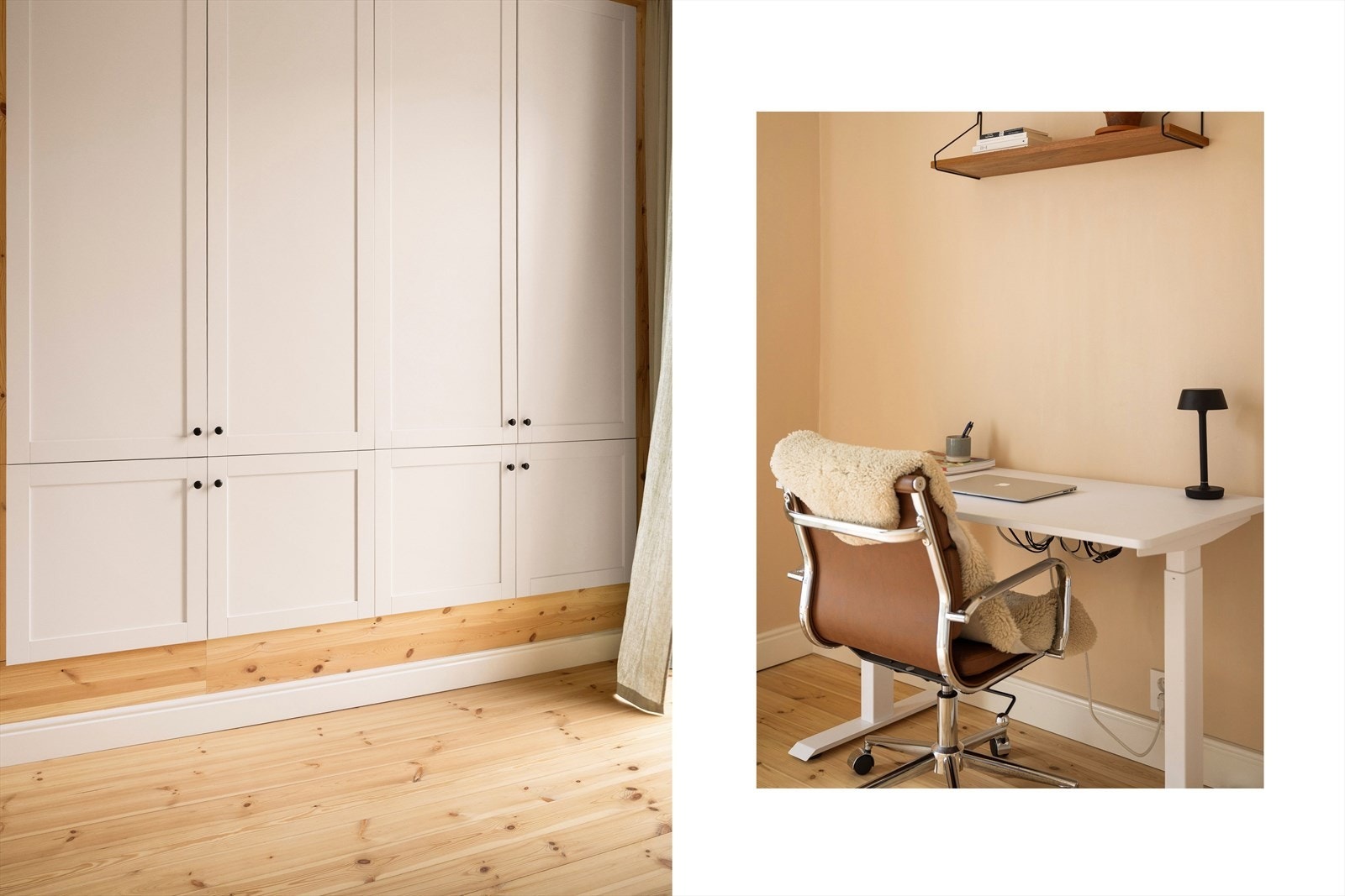 Soverom 2 har pene, plassbygde garderobeskap med masse oppbevaring. Galleribilde