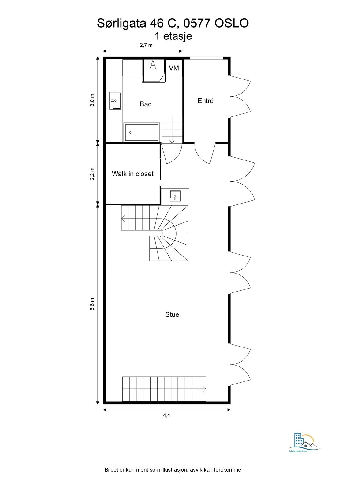 Plantegning 1. etasje. Galleribilde