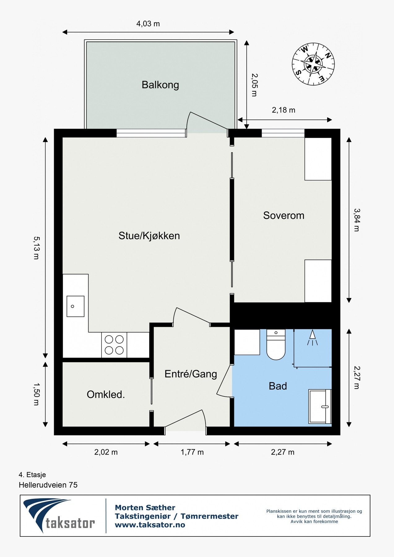 Planskisse. Galleribilde