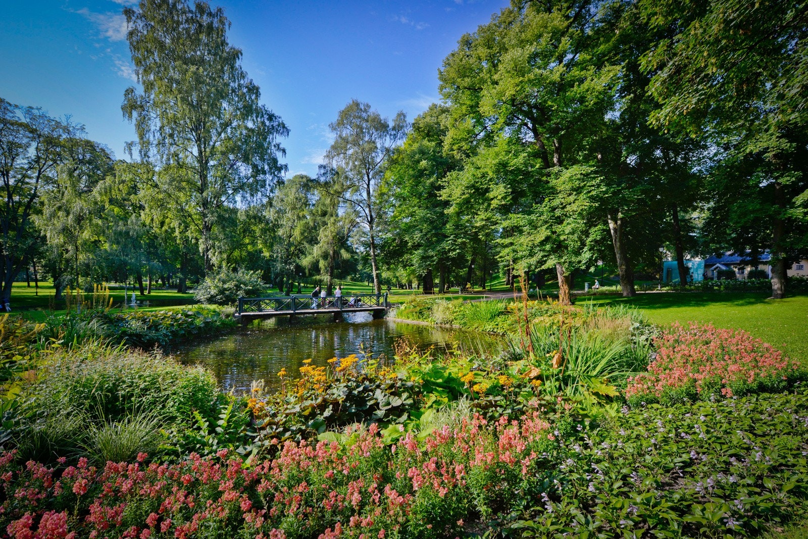 Slottsparken er like ved og byr på flott park med gode turmuligheter Galleribilde