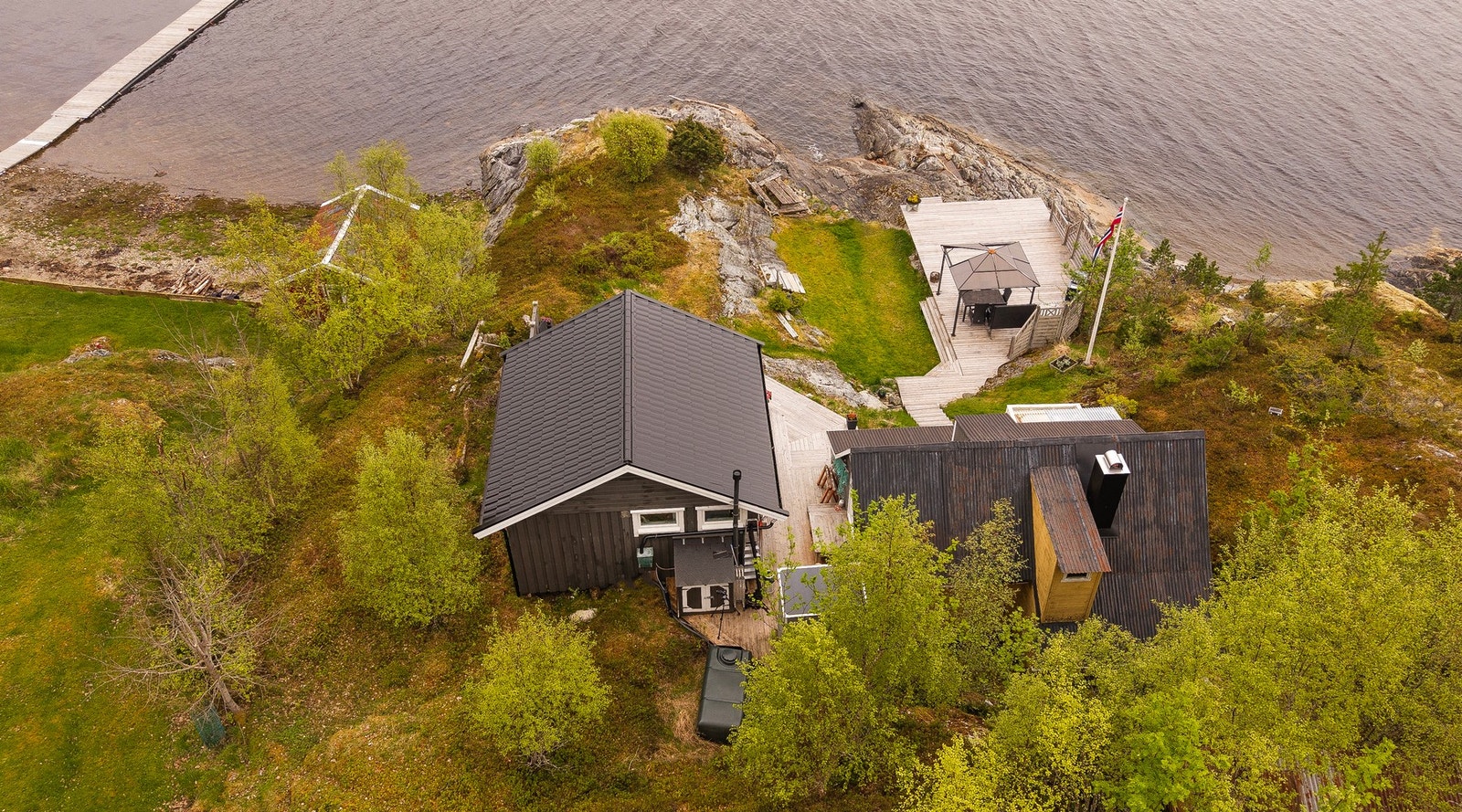 Oversiktsbilde av tomten Galleribilde