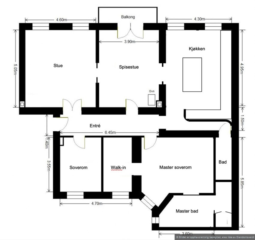 Plantegning Galleribilde