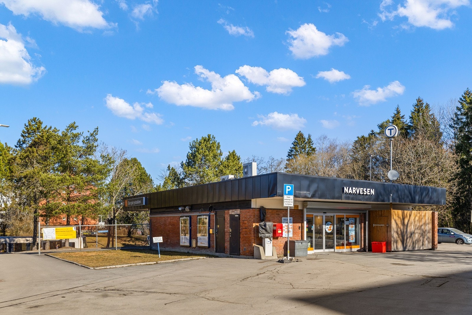 På Bergkrystallen finner du også Narvesen. Galleribilde