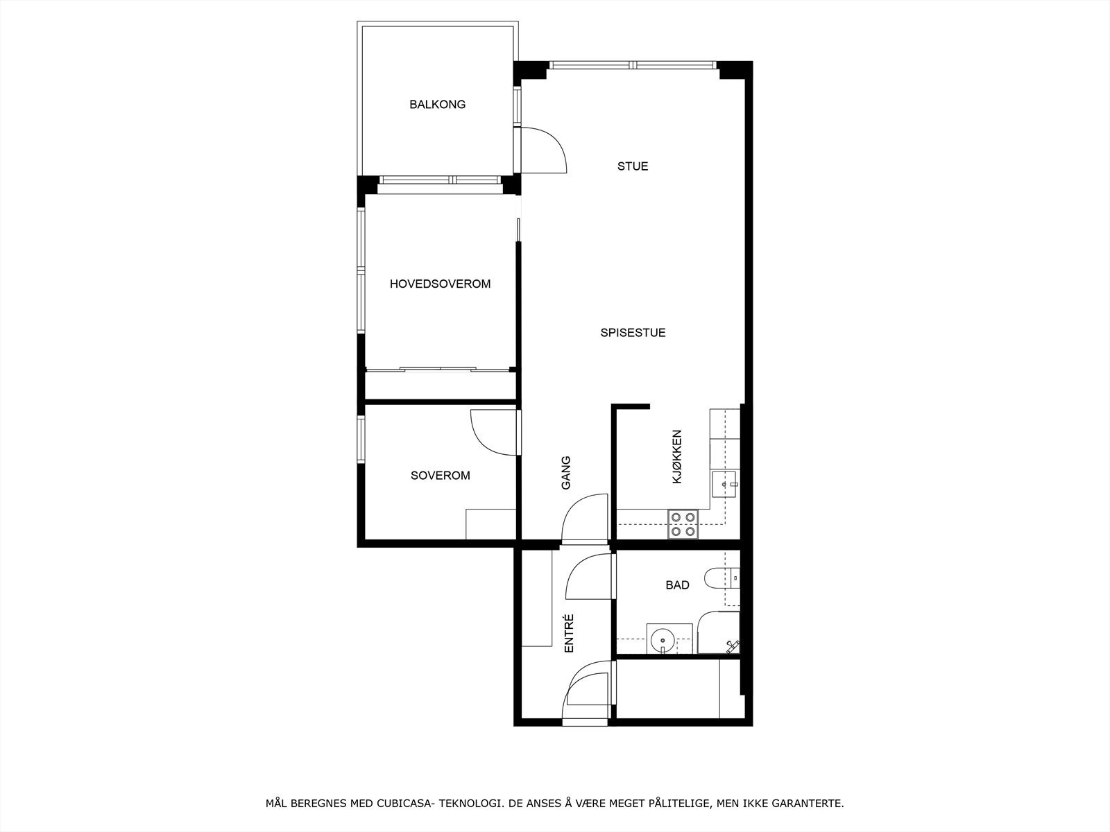 Plantegning 3.etg. Galleribilde
