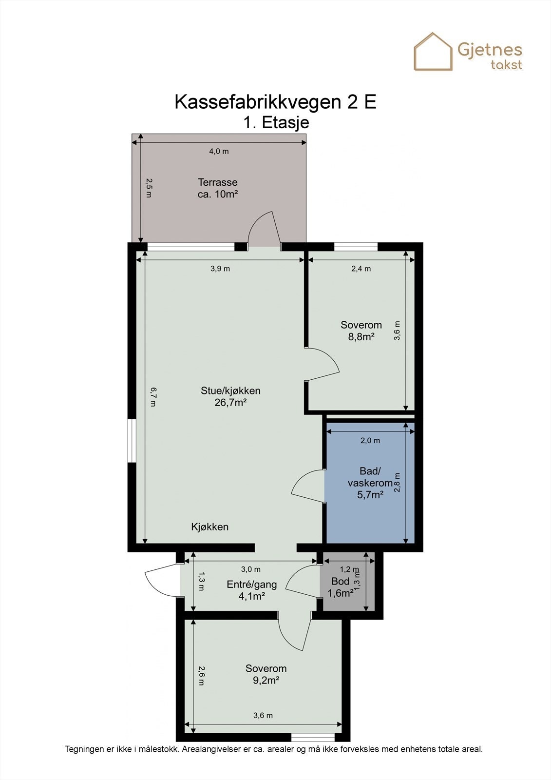 Plantegning. Galleribilde