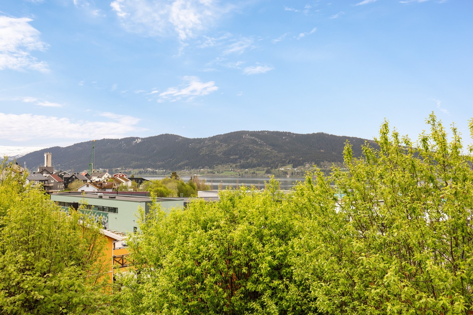 Flott utsikt fra soverommet Galleribilde