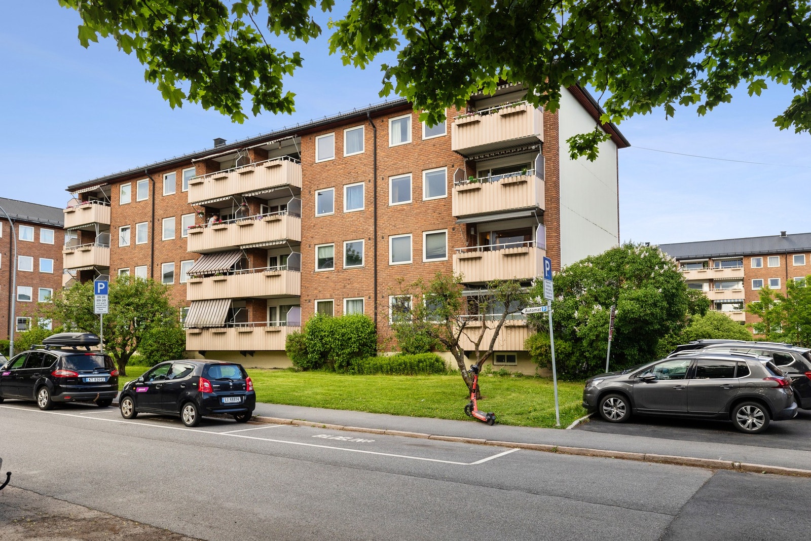 Fasade - Leiligheten ligger i 3. etasje. Galleribilde