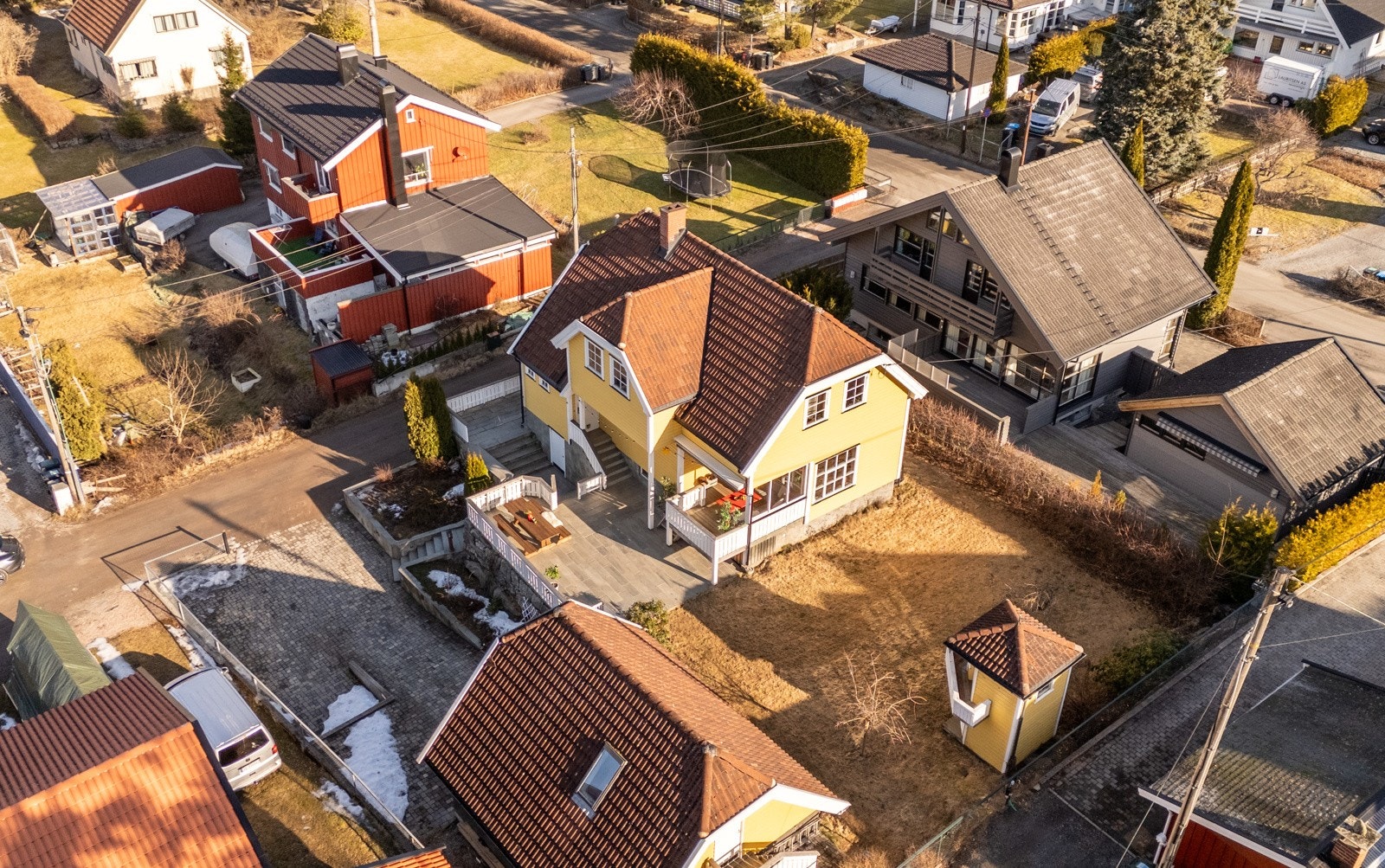 Dronefoto. Galleribilde