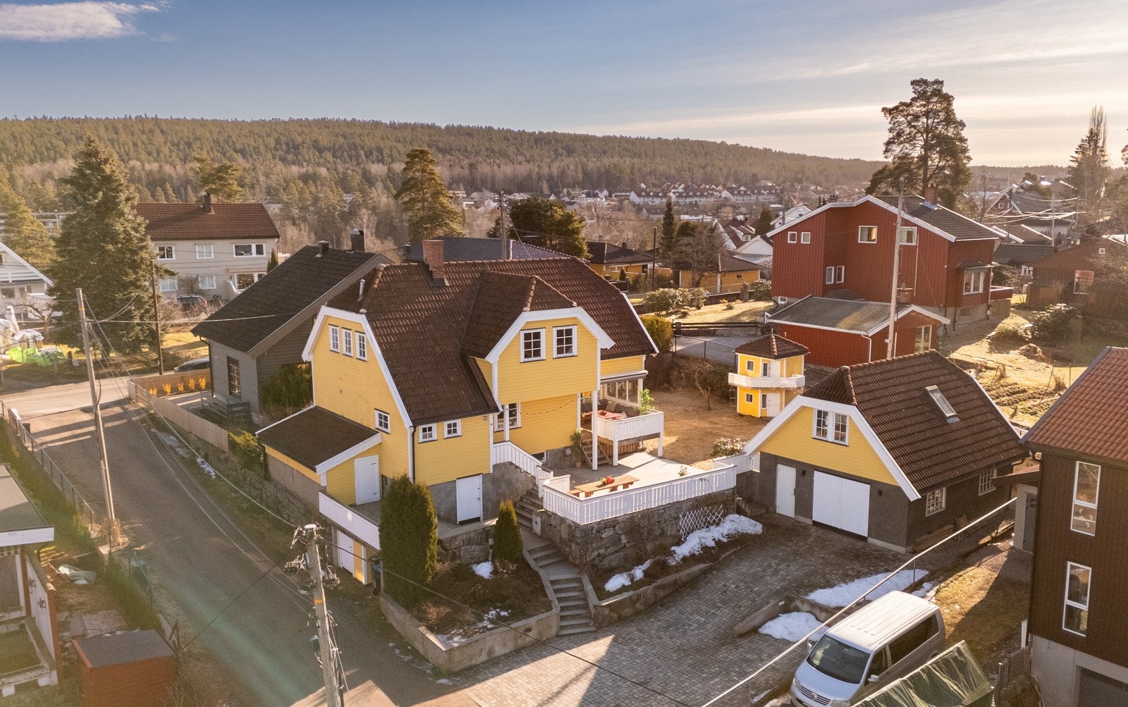 Dronefoto. Galleribilde