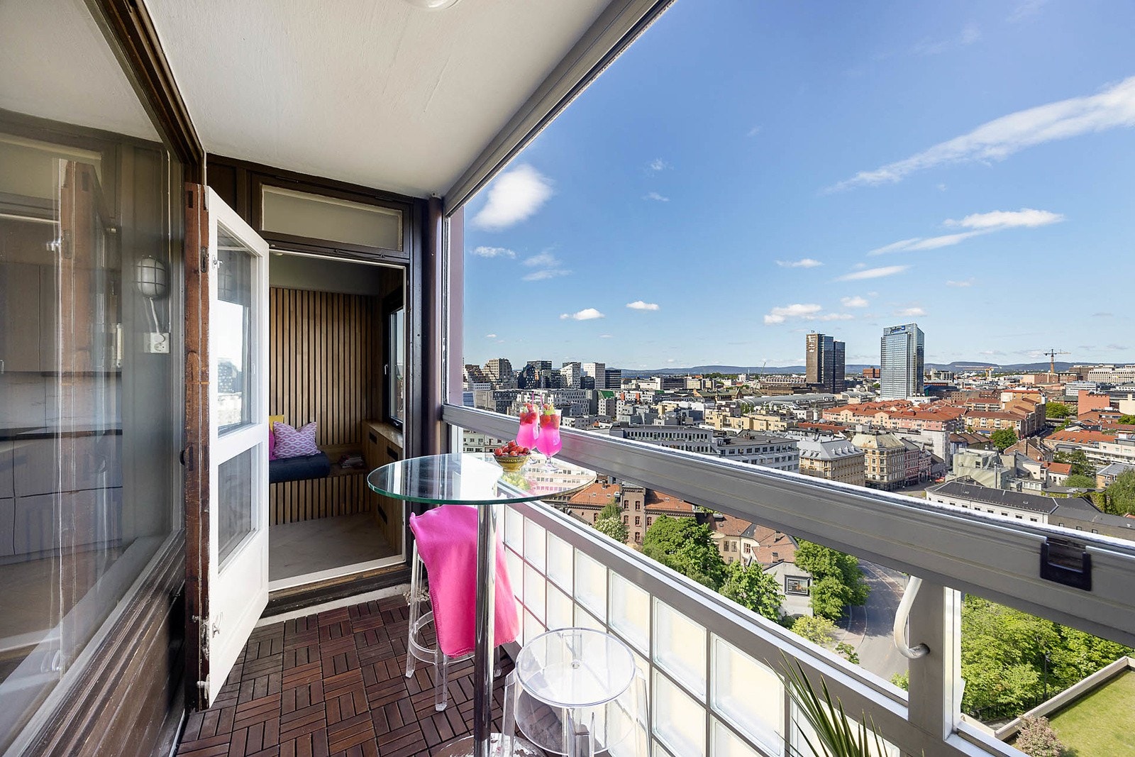 Vestvendt balkong Galleribilde