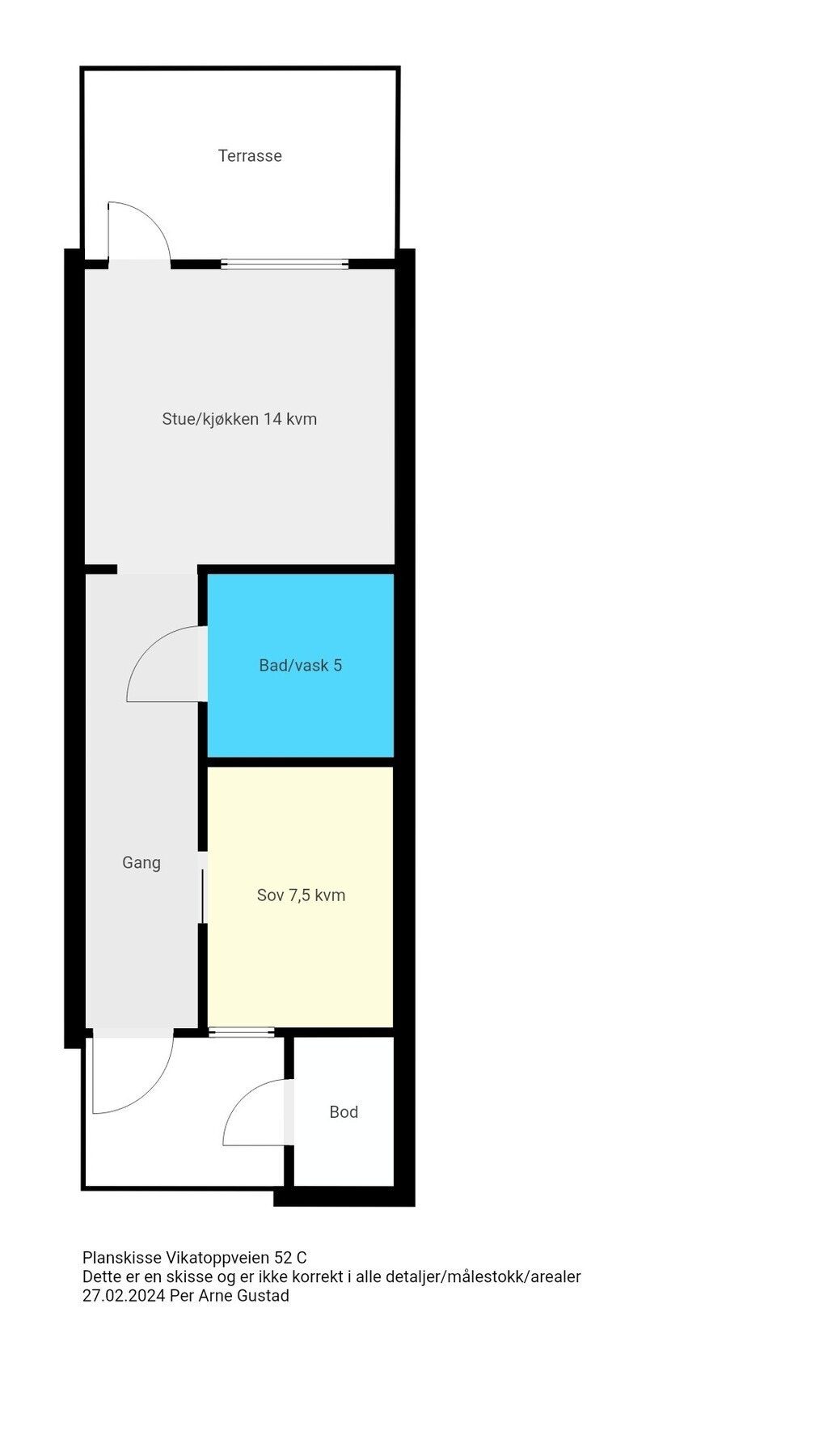 Planskisse Galleribilde