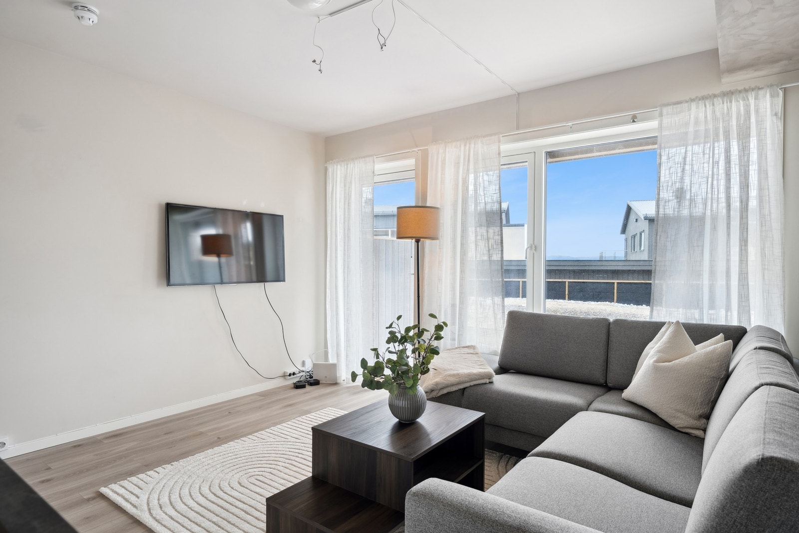 Leiligheten har et bruksareal på 37 kvm. Galleribilde