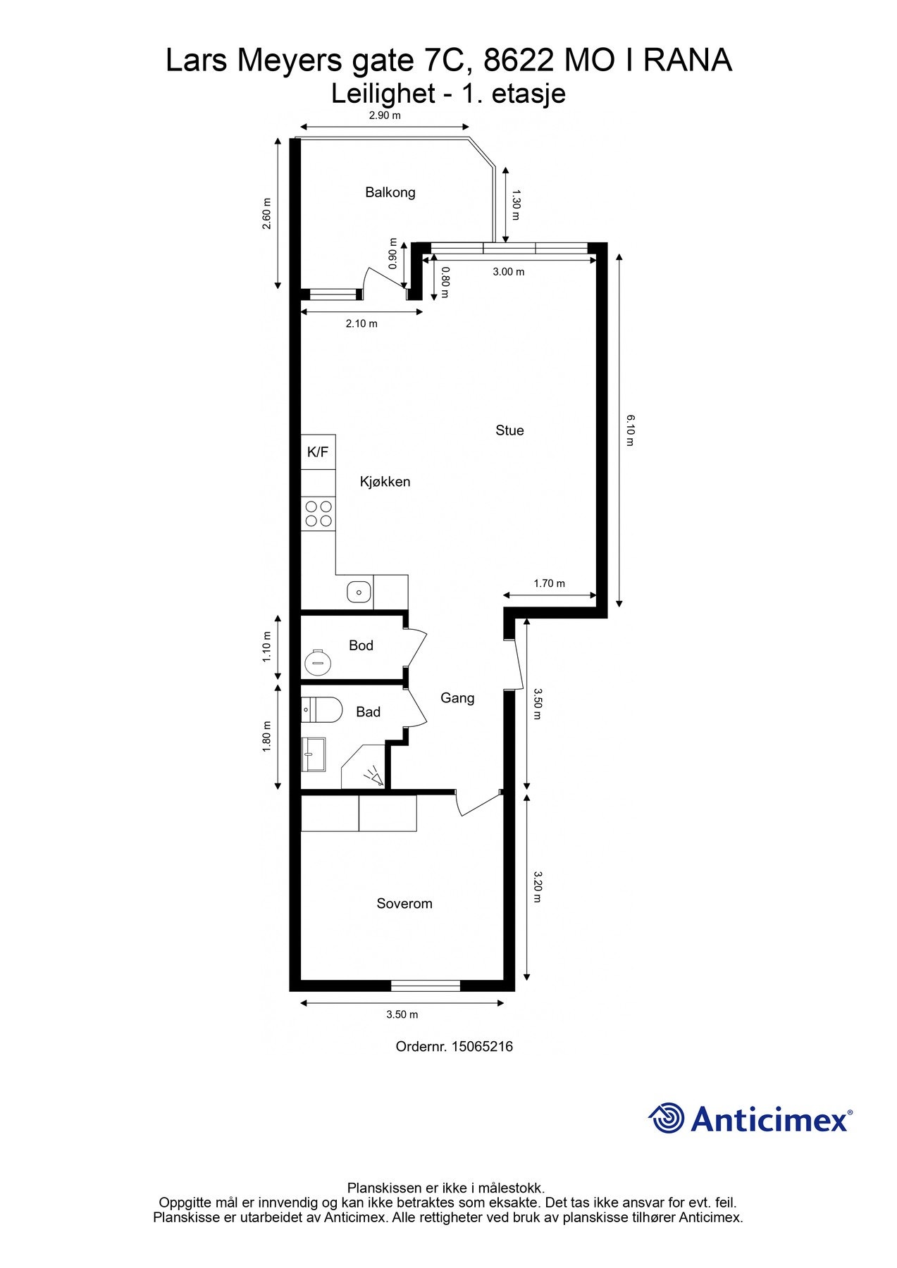 Gjør deg kjent med boligens planløsning Galleribilde