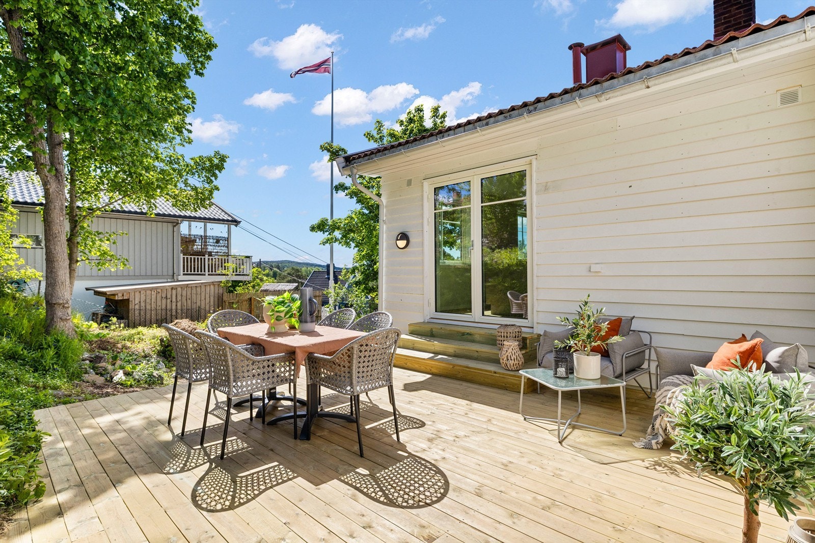 Meget hyggelig uteareal Galleribilde