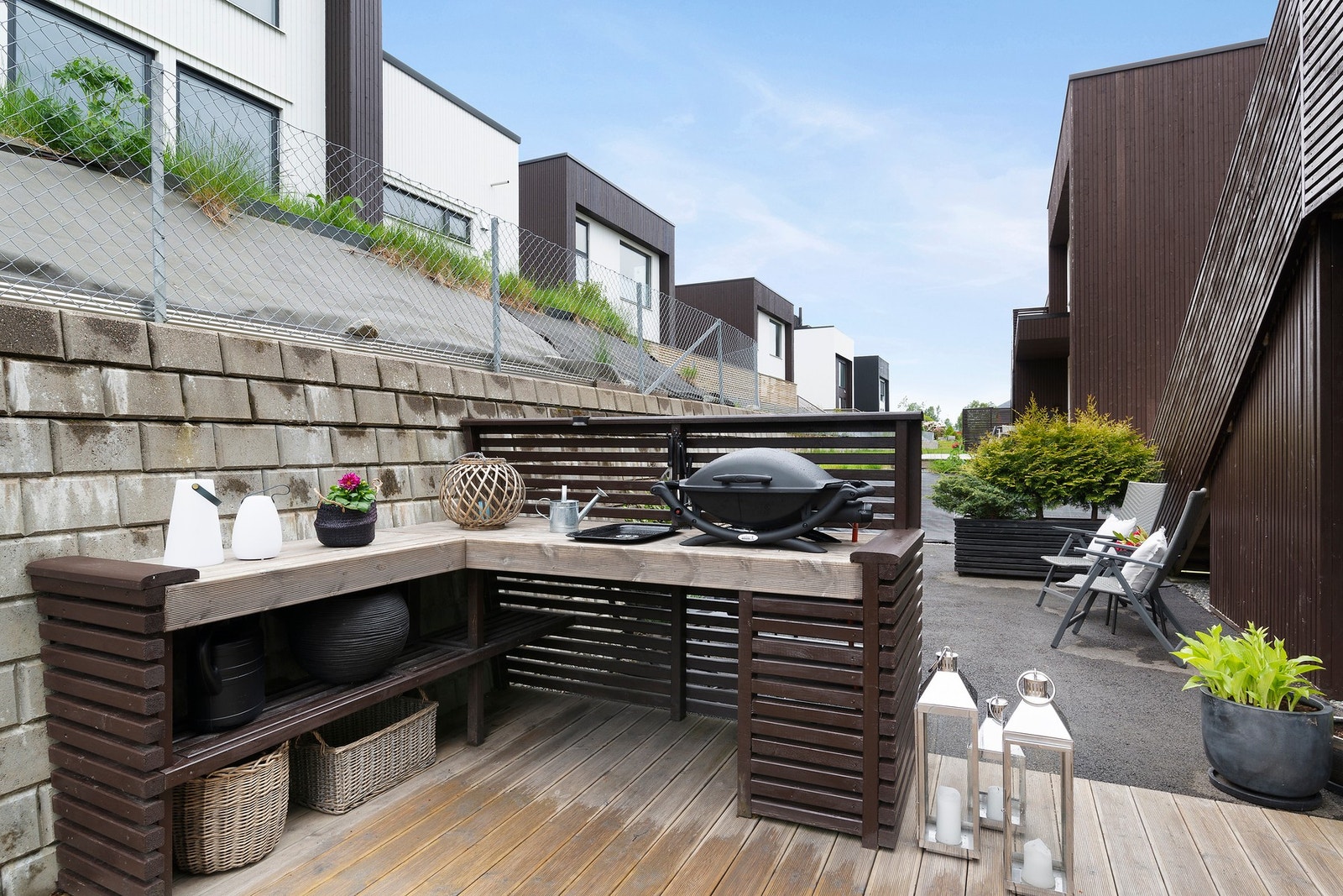 Her er det eget utekjøkken. Galleribilde