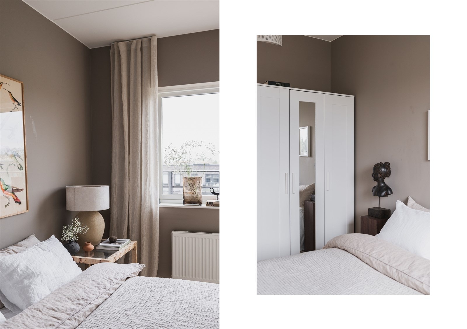 God plass til garderobeskap gir praktisk oppbevaring. Soverommet har en praktisk utforming som gjør det lett å møblere. Galleribilde