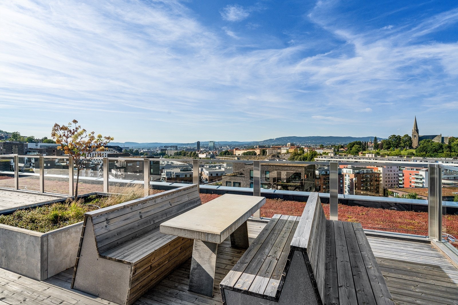 Nydelig utstikt over hovedstaden Galleribilde
