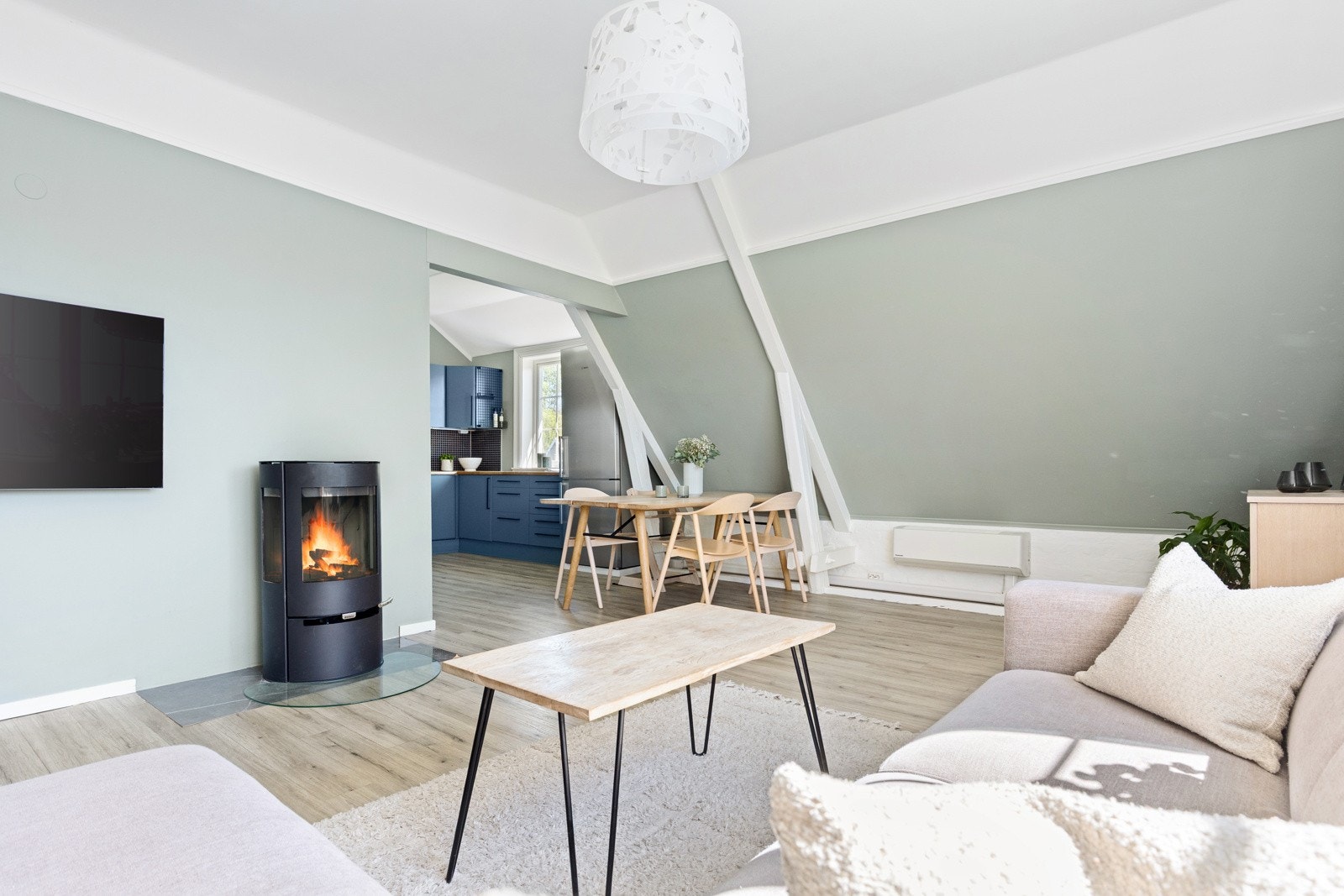 Begrenset innsyn i leiligheten Galleribilde