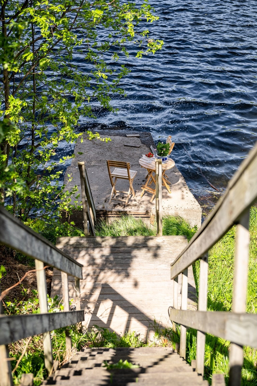 Trapp ned til din egen private brygge. Galleribilde
