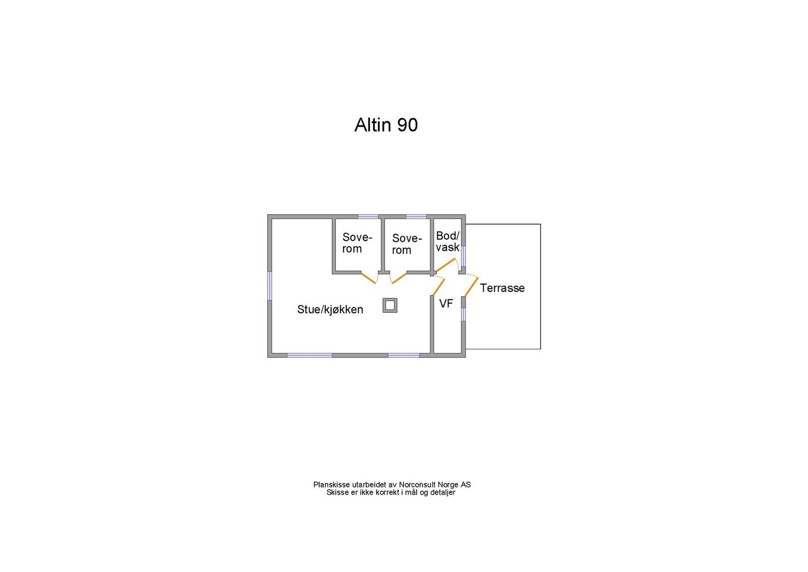 Planskisse Galleribilde