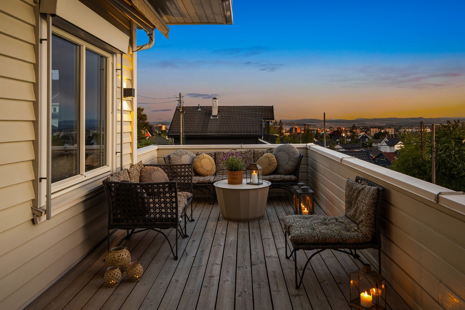 Verandaen på ca. 16 kvm. Galleribilde