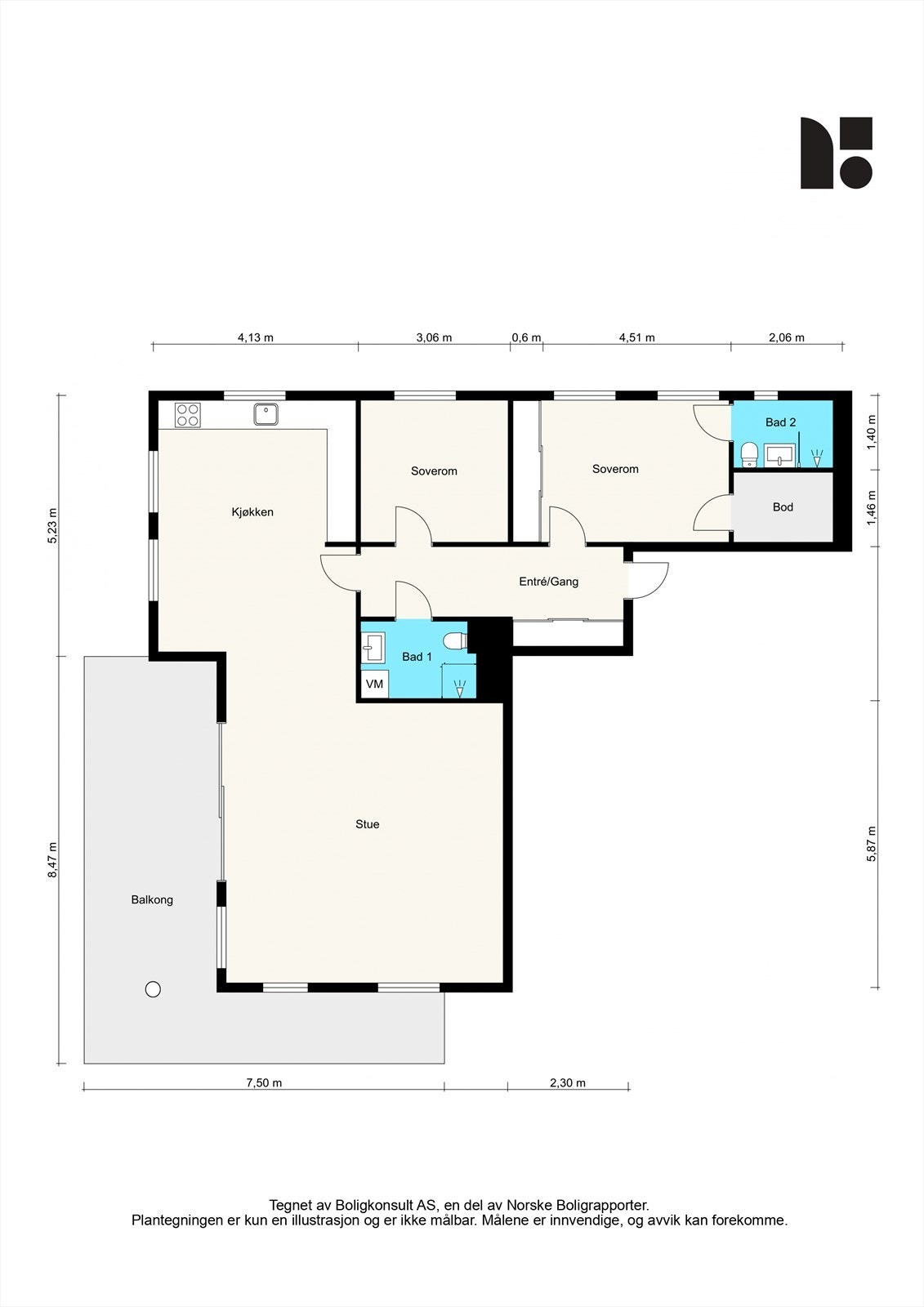 Plantegning. Galleribilde