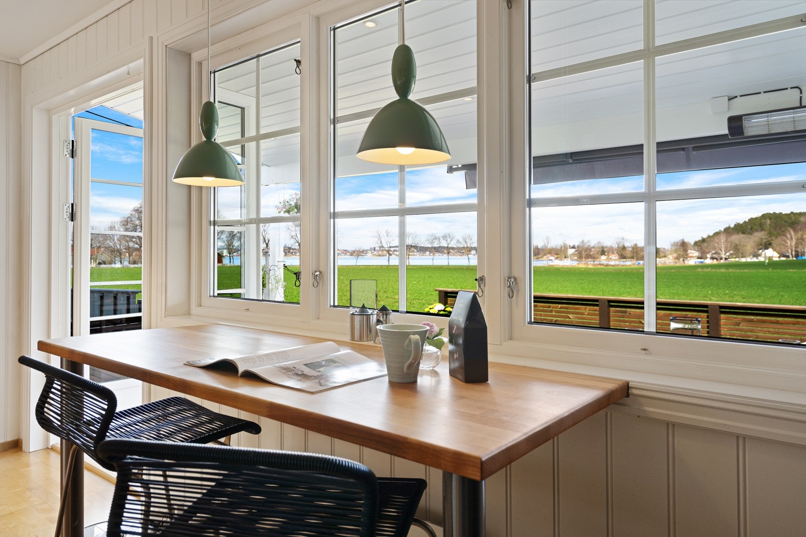 Her kan man nyte den frie og fine utsikten Galleribilde