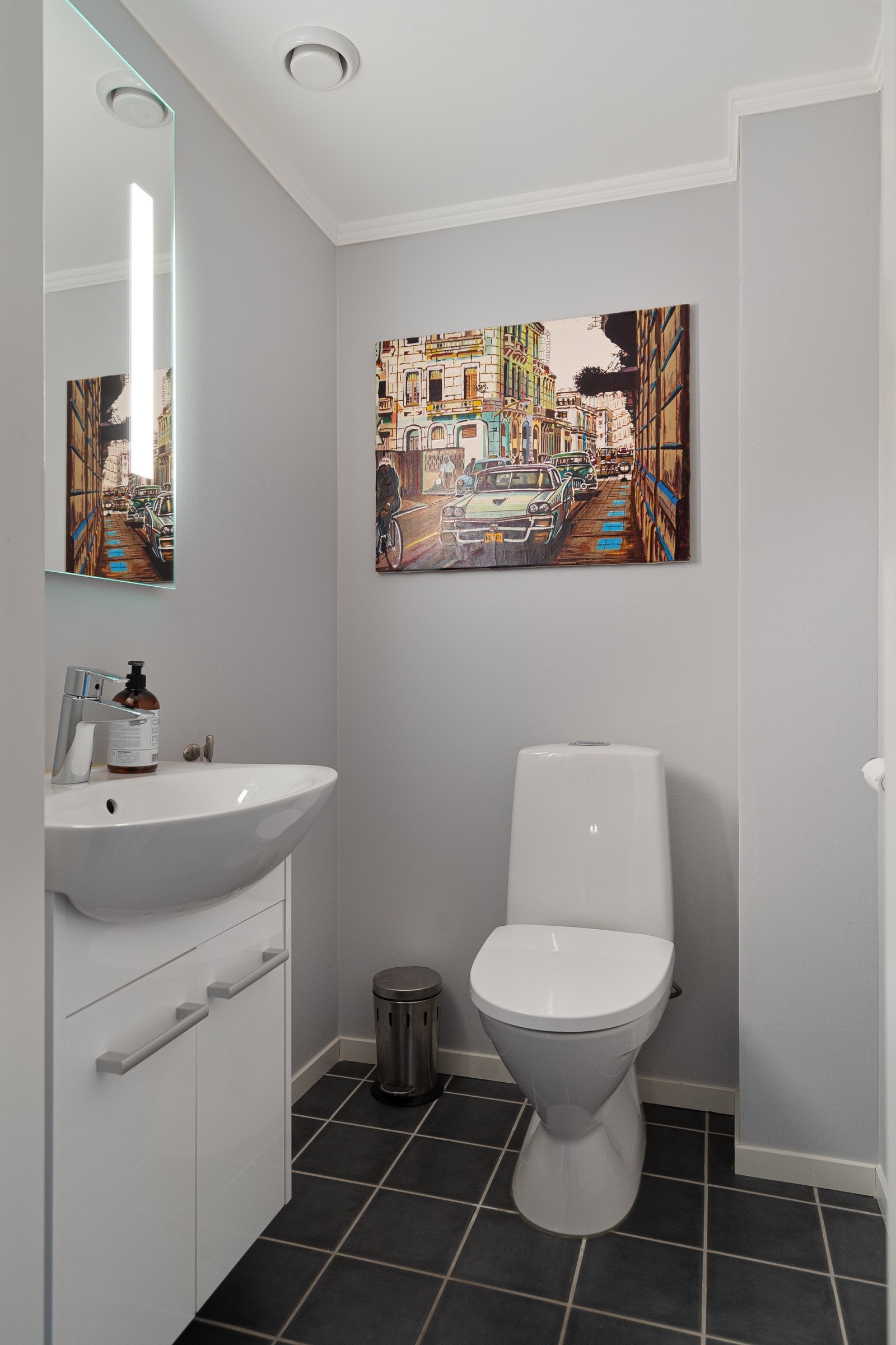 Toalett i hybelen Galleribilde