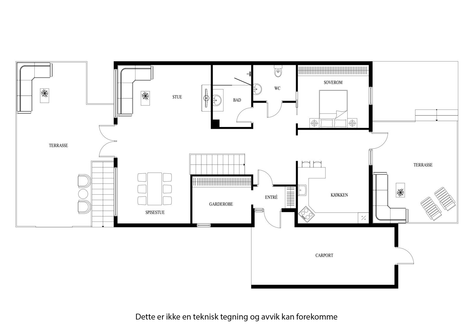 Plantegning hovedetasje Galleribilde