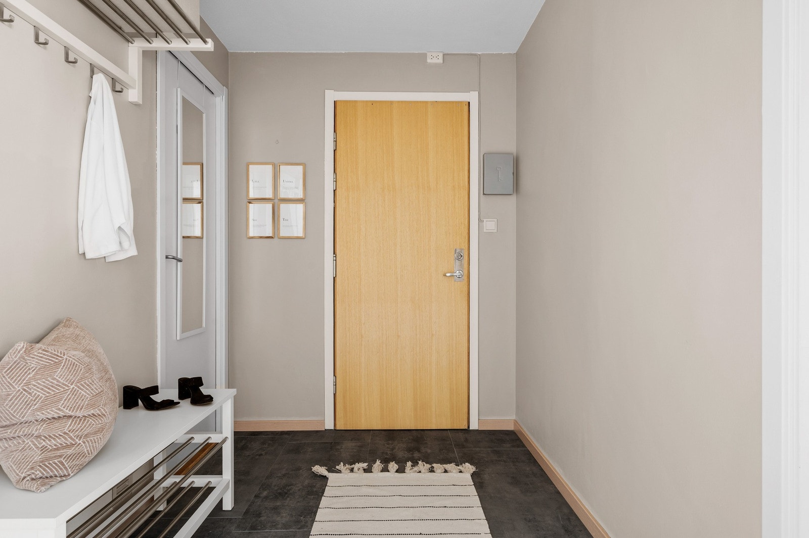 Tilknyttet gangen har man adkomst til innvendig bod på 3,5m². Galleribilde