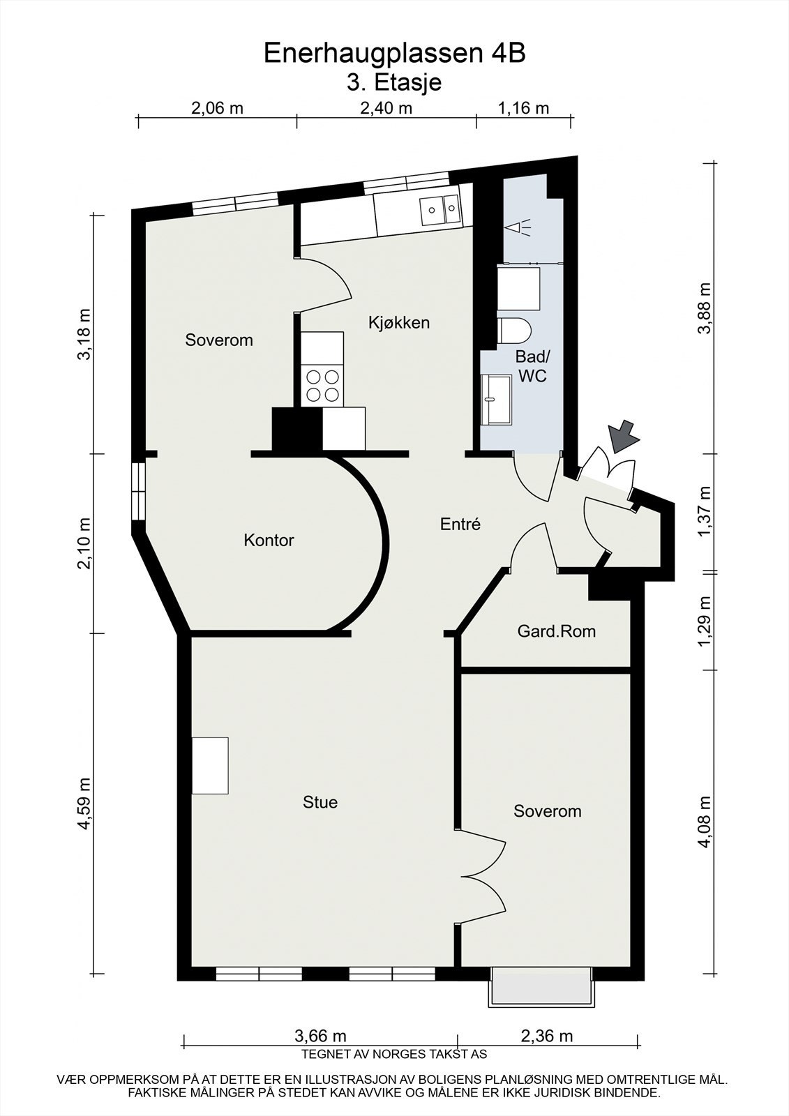 Plantegning Galleribilde