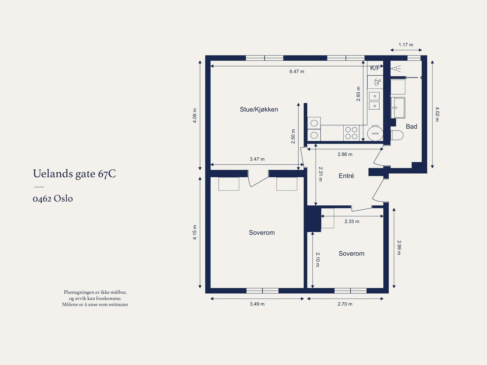Leiligheten har en luftig planløsning som skaper en god atmosfære. Galleribilde
