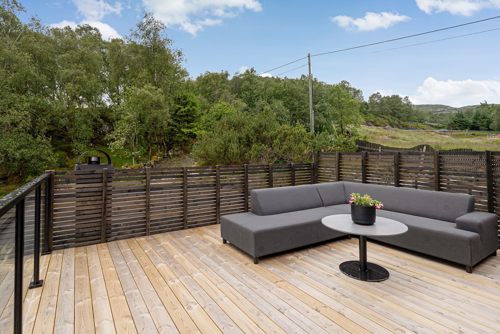 Nydelig takterrasse Galleribilde