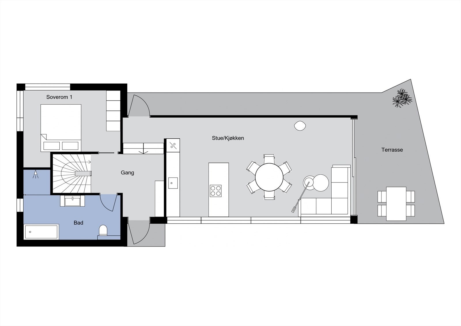 Plantegning - Hovedplan Galleribilde